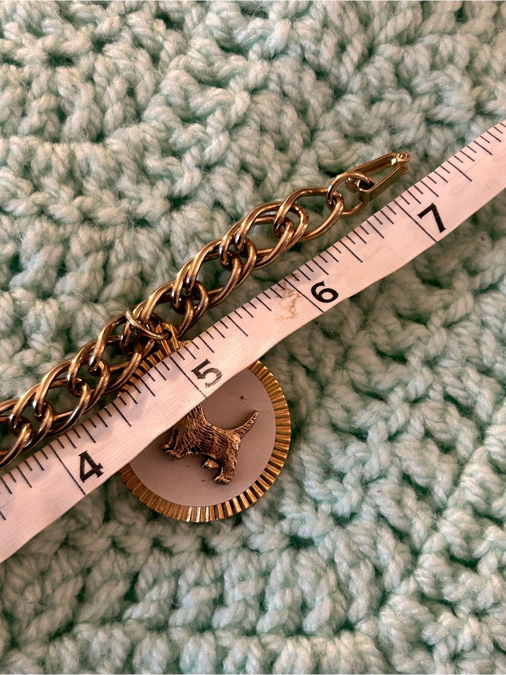 Vintage John Wind RARE “Scotty” Large Medallion Charm Bracelet - Picture 6 of 16